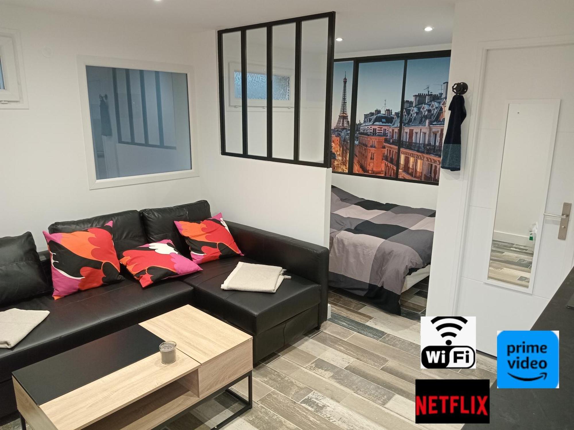 Studio Neuf Joliment Decore A 5 Min De L'Aeroport Athis-Mons Exterior foto